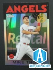 2021 Topps Chrome 1986 Baseball Mike Trout #86BC-2